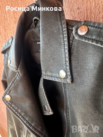 Дамско кожено яке Sinsay, снимка 6 - Якета - 53778521