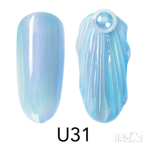  VENALISA UV LED Seashell Gel / гел лак перла ефект, снимка 7 - Продукти за маникюр - 28330672