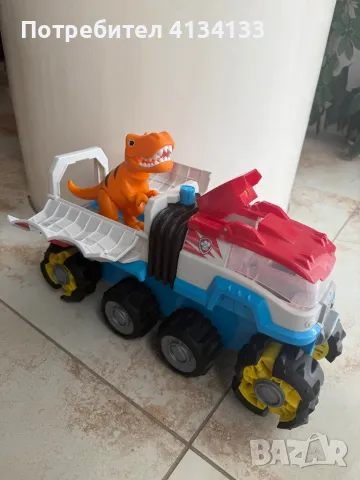 Пес Патрул Дино камион , снимка 2 - Коли, камиони, мотори, писти - 49736761
