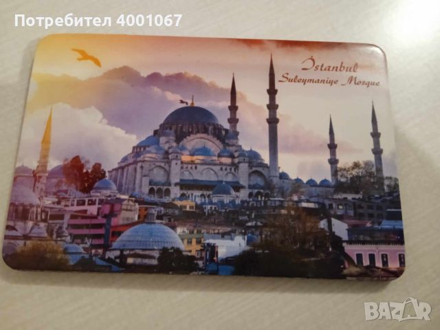 магнит от Истанбул на джамията Süleymaniye, снимка 1 - Колекции - 45925671