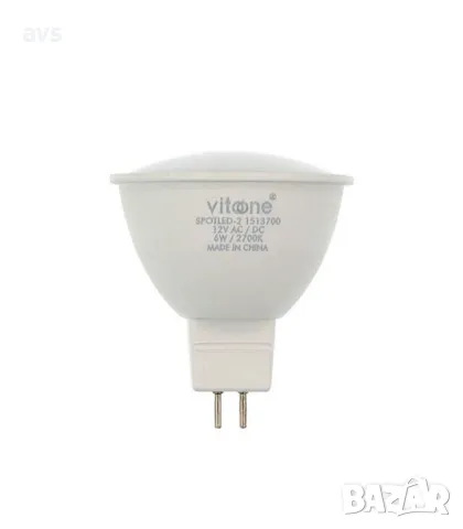 LED крушка 6W MR16 2700K VITO GU5.3, снимка 1 - Крушки - 48387984