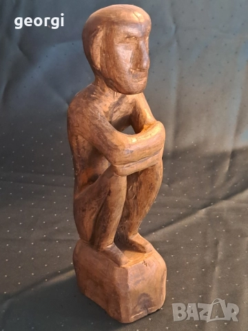 дървена статуетка дърворезба 27/2, снимка 2 - Статуетки - 51460831