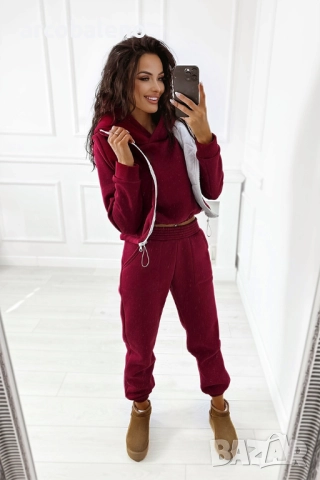 Дамски зимен комплект от 3 части анцуг Kaya, 6цвята , снимка 8 - Спортни екипи - 52817355