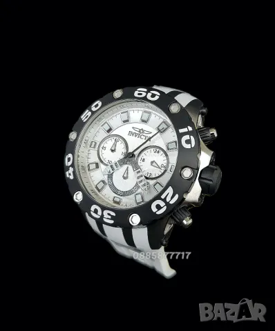 часовник INVICTA Subaqua White 52 mm, Инвикта нов , снимка 3 - Мъжки - 47161490