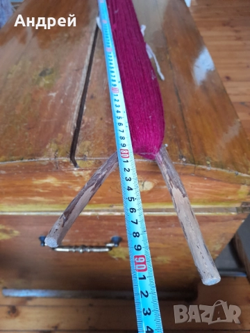 Стара дървена мотовилка за прежда #2, снимка 5 - Други ценни предмети - 52084029