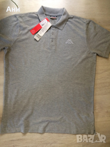 Мъжка тениска Kappa с яка XL размер., снимка 3 - Тениски - 51540791