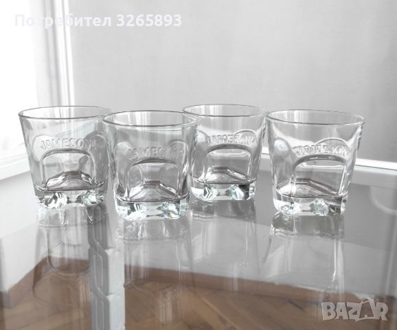 *Ново* Стъклени Чаши Jameson, снимка 1 - Чаши - 46446338