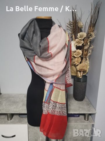 Дамски шалове от памук , снимка 4 - Шалове - 45155573