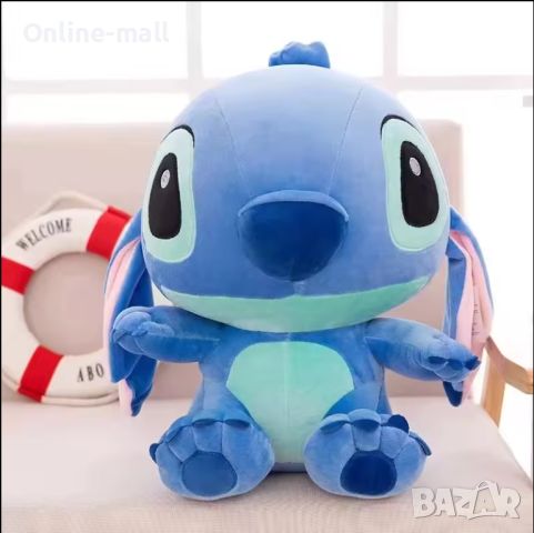 Плюшена играчка Стич 50см Stitch плюшен голям, снимка 3 - Плюшени играчки - 46734706