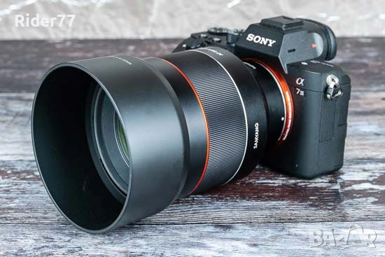 Обектив Samyang FE 85mm F1.4 за SONY., снимка 4 - Обективи и филтри - 53837846