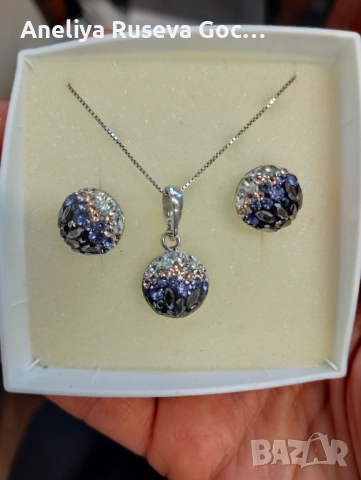 Комплект с камъни Сваровски , снимка 3 - Други - 53018541