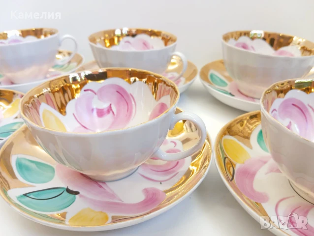 Руски порцелан , снимка 7 - Чаши - 50906287