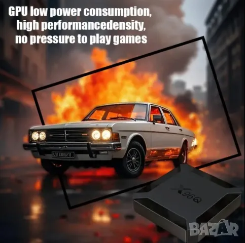 ТВ Приемник/Мултимедия, Smart Устройство X96Q Android TV Box, WiFi, 4K, 2+16GB, БЕЗПЛАТНА ТЕЛЕВИЗИЯ!, снимка 8 - Приемници и антени - 50409137