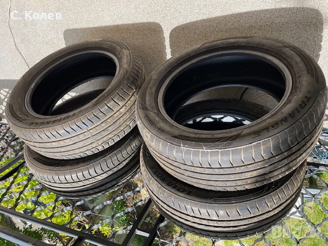 4 БРОЯ ЛЕТНИ ГУМИ TRIANGLE EFFEX SPORT 235/55/18 DOT 3822, снимка 12 - Гуми и джанти - 50497876