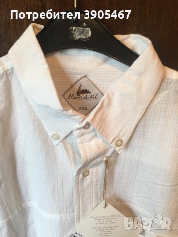 Нова лукс риза къс ръкав, снимка 4 - Ризи - 45560009