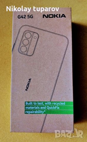 Nokia G-42 5G 128/6 GB закупен на 8.03.2024 2год гаранция отворен за тест силикон гръб юсб кабел, снимка 4 - Nokia - 45934799