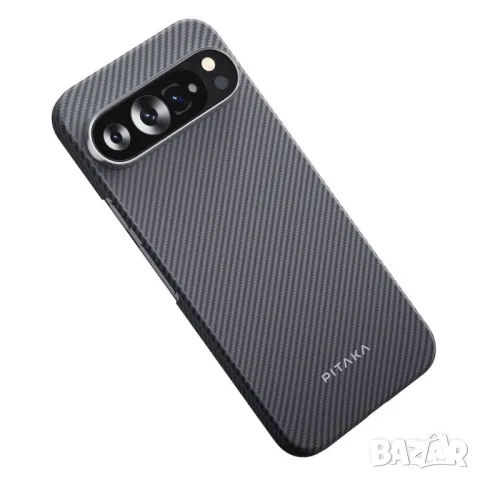 Pitaka Ultra Slim MagSafe Case - кевларен кейс MagSafe Google Pixel 9 Pro XLUltra-Slim Black/Grey 

