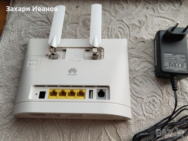 4G LTE RUTER HUAWEI-работещ с всички джиесем оператори ,Български и чуждестранни, фабрично отключен , снимка 2 - Рутери - 46332360