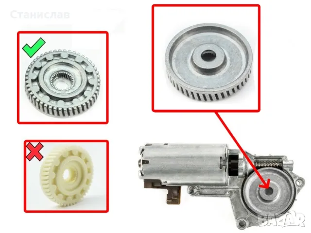 VW Lupo Зъбно колело за мотор на люк , снимка 6 - Части - 50398254