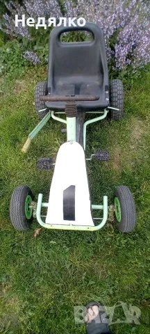 Ретро детска количка с педали, снимка 2 - Колекции - 50405035