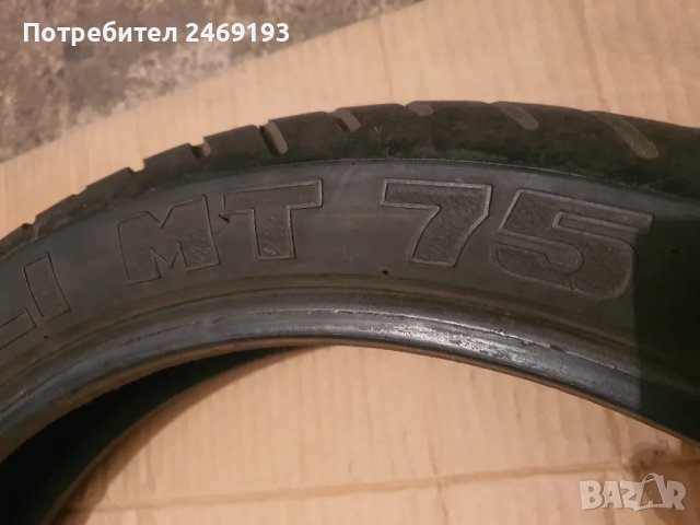 Гума за мотор 100-90-16 Pirelli , снимка 5 - Гуми и джанти - 47280395