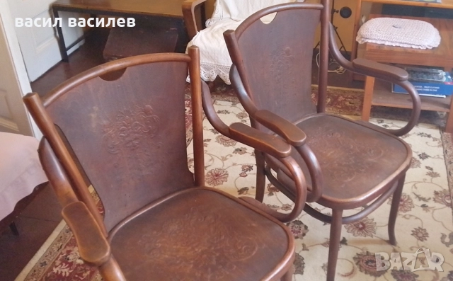 Два стола виенски тип, снимка 2 - Столове - 51590805