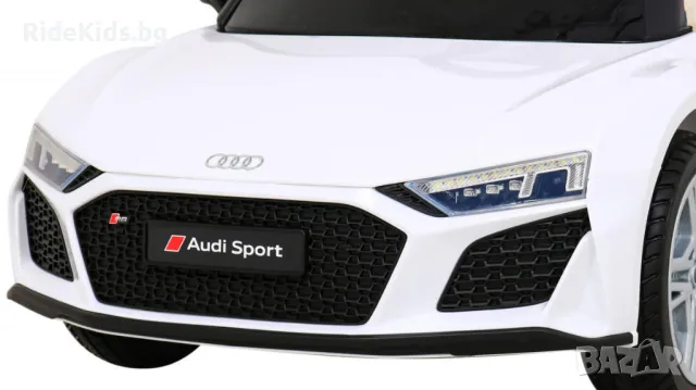 Audi R8 LIFT 12V – Детска акумулаторна кола, Бяла, EVA гуми, снимка 5 - Детски велосипеди, триколки и коли - 50421422