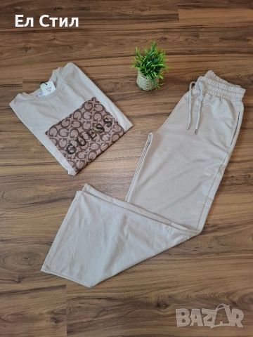 🤍Сет "GUESS " Памук Черно С/М М/Л Л/ХЛ Кафяво С/М Л/ХЛ Бежово М/Л Л/ХЛ 37€, снимка 3 - Спортни екипи - 53654929