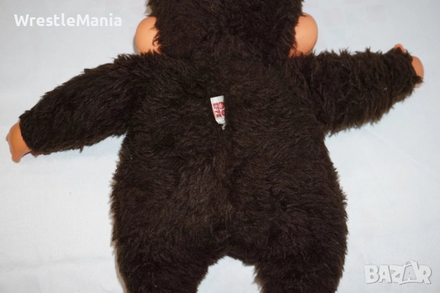 Колекционерска плюшена играчка Monchhichi Effe Made in Italy среден размер 42см, снимка 12 - Плюшени играчки - 52178285