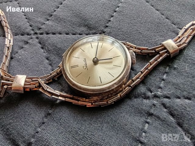 Сребърен дамски  механичен часовник Selecta., снимка 8 - Дамски - 46157058