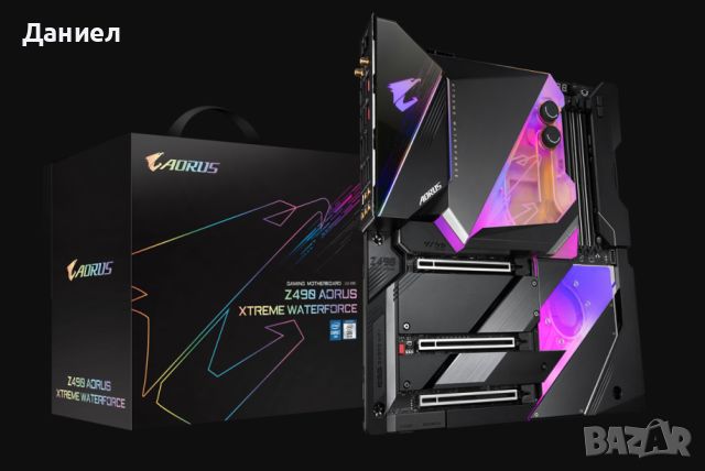 Дъно Aorus Z490 Extreme Waterforce, снимка 1 - Дънни платки - 45233416