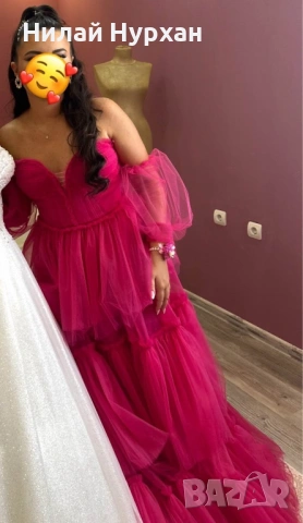 Розова Рокля, снимка 2 - Рокли - 54062911