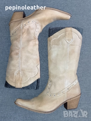 Рокерски, МОТО, каубойски, военни кожени ботуши, мъжки, дамски, детски, снимка 13 - Мъжки боти - 11665429