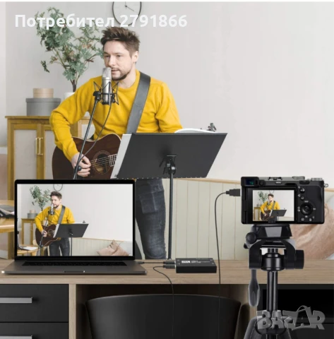 Карта за видеозапис, карта за заснемане на игри за 4K HDMI вход и изход 1080P 60FPS HDMI Loop-Out, снимка 5 - Аксесоари - 50753004