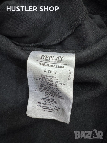 Мъжки полар REPLAY.Размер S, снимка 6 - Спортни дрехи, екипи - 52702421