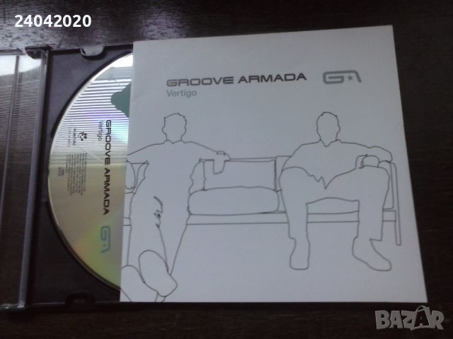 Groove Armada – Vertigo оригинален диск, снимка 1 - CD дискове - 46741051