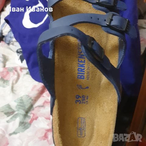  Birkenstock Florida BS / Размер 6 номер 39 . Дамски Сини Сандали, снимка 7 - Сандали - 46410583