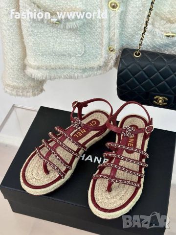 дамски сандали CHANEL-реплика, снимка 2 - Сандали - 46041490