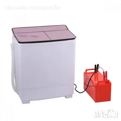 Пералня с двойна вана DC12V LP-XPB52, снимка 4 - Перални - 49097277