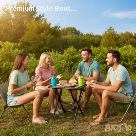 Сгъваема маса - елегантна, функционална и идеална за градина, барбекю или къмпинг, снимка 2 - Други стоки за дома - 53837219