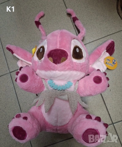 Плюшена играчка Стич и Ейнджъл 35см/25см Хавай, Stitch and Angel Hawaii, снимка 2 - Плюшени играчки - 53491992