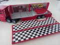 Камион FERRARI TRUCK F1 CAR TRANSPORTER TEAM, Burago,голям 1/43, 36 см., снимка 7