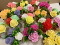 цветя изработени с глицеринов ароматен сапун и Българска роза 🌹, снимка 2