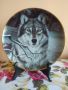 Лимитирана колекция порцеланова чиния с вълк , снимка 1 - Колекции - 45385984