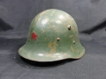 СТАРА БЪЛГАРСКА ВОЕННА КАСКА ШЛЕМ М36, снимка 6