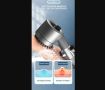 Турбо Слушалка за душ накрайник с високо налягане 3 режима на струя с четка за масаж, вграден филтър, снимка 9