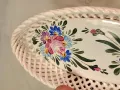 ажурно керамично плато с цветя  23/4, снимка 4