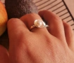 Уникален НОВ модел сребърен пръстен с перла - модел R124, снимка 6