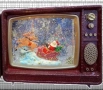 Коледен ретро телевизор - декорация, снимка 8