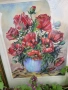 АВТОРСКИ картини с цветя( слънчогледи и макове), снимка 2